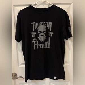 Diesel Power Black Graphic Tee‎